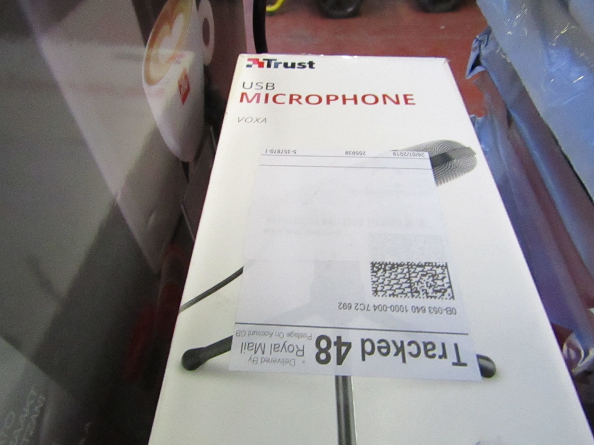 Trust USB microphone, untested and boxed.