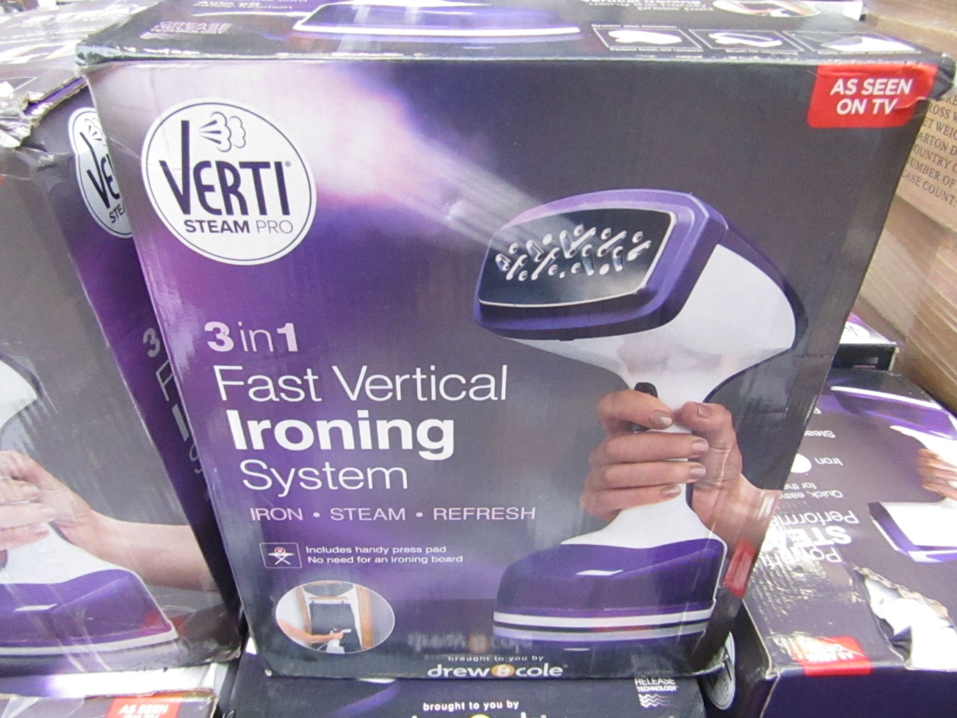 | 1X | VERTI STEAM PRO | UNCHECKED AND BOXED | NO ONLINE RE-SALE | SKU C5060191467445 | RRP £39.