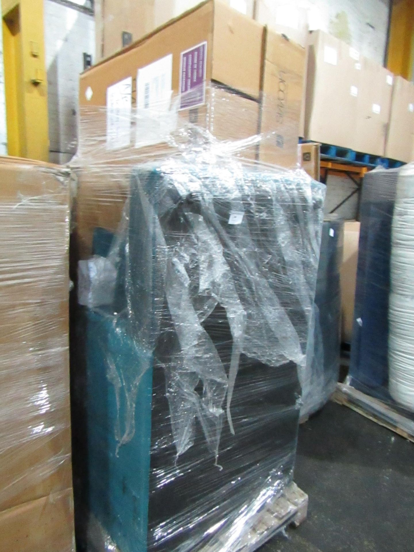 | 1x | PALLET OF SWOON B.E.R AND AWAITING PARTS FURNITURE ITEMS WHICH COULD INCLUDE ANYTHING FROM