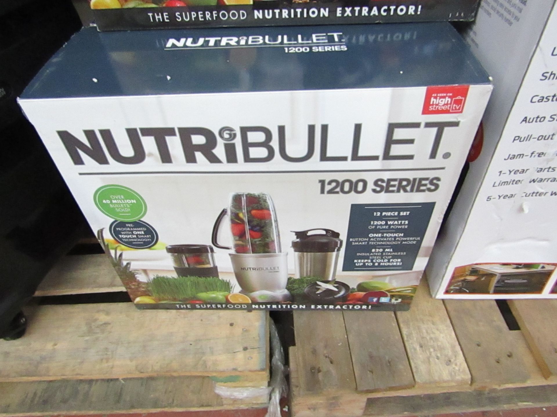 | 1x | NUTRIBULLET 1200 SERIES | UNTESTED,BOXED & UNCHECKED FOR ACCESSORIES |NO ONLINE RE-SALE | SKU