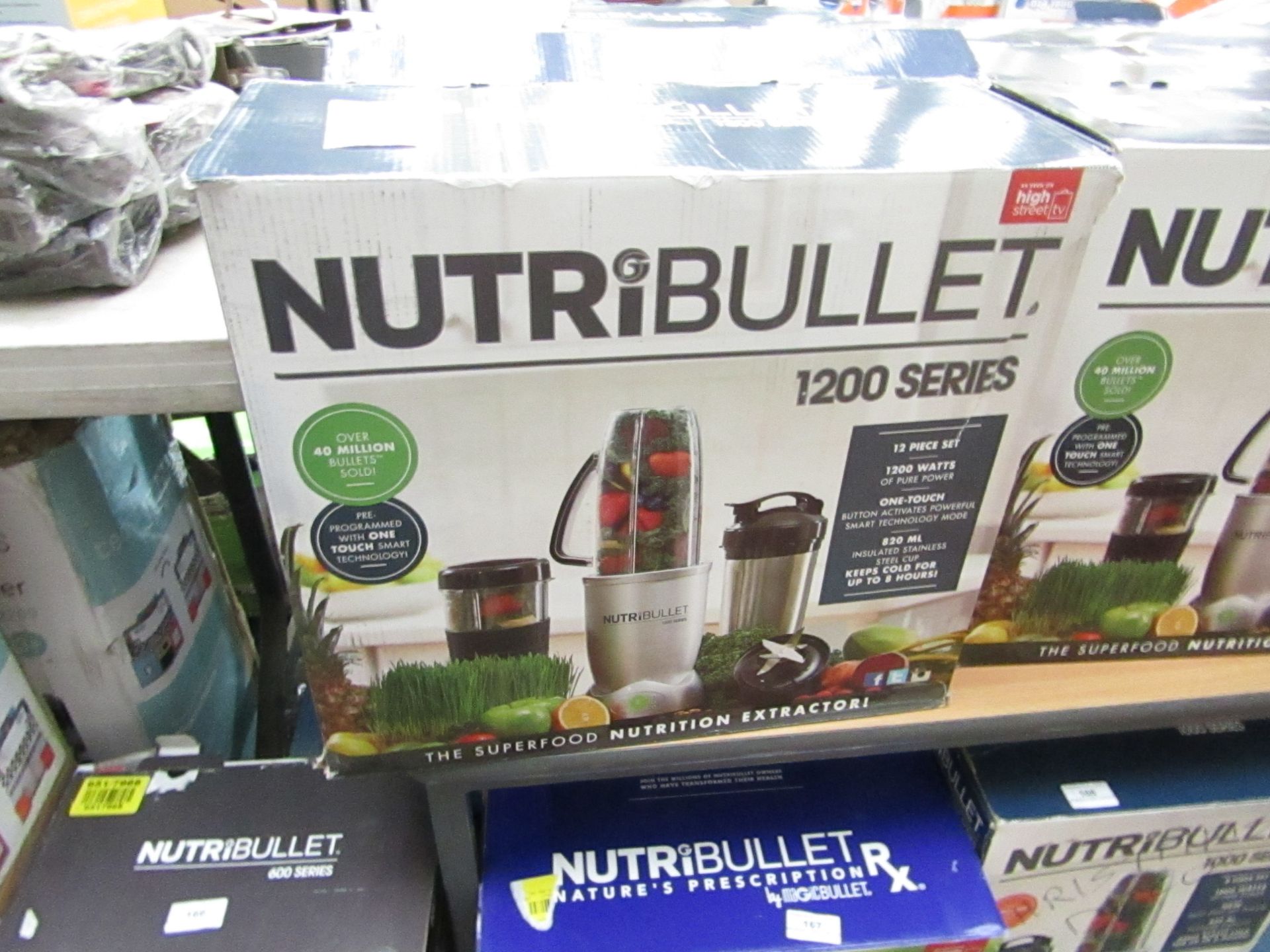 | 1x | NUTRIBULLET 1200 SERIES | UNTESTED,BOXED & UNCHECKED FOR ACCESSORIES |NO ONLINE RE-SALE | SKU