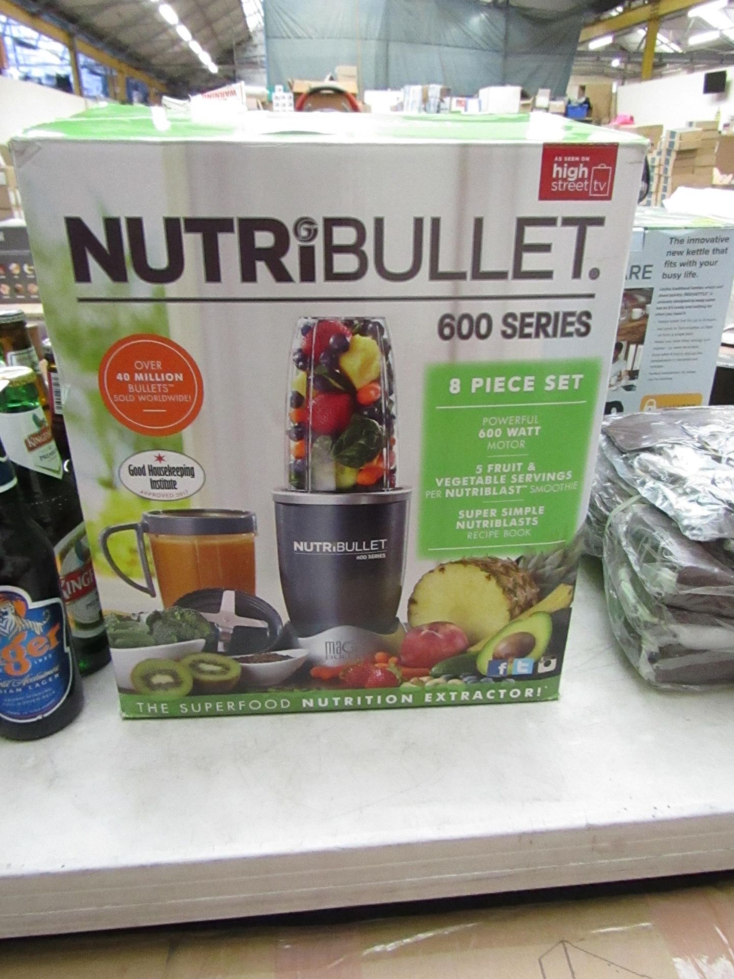 | 1X | NUTRIBULLET 600 SERIES | UNCHECKED AND BOXED | NO ONLINE RE-SALE | SKU C5060191464321 |