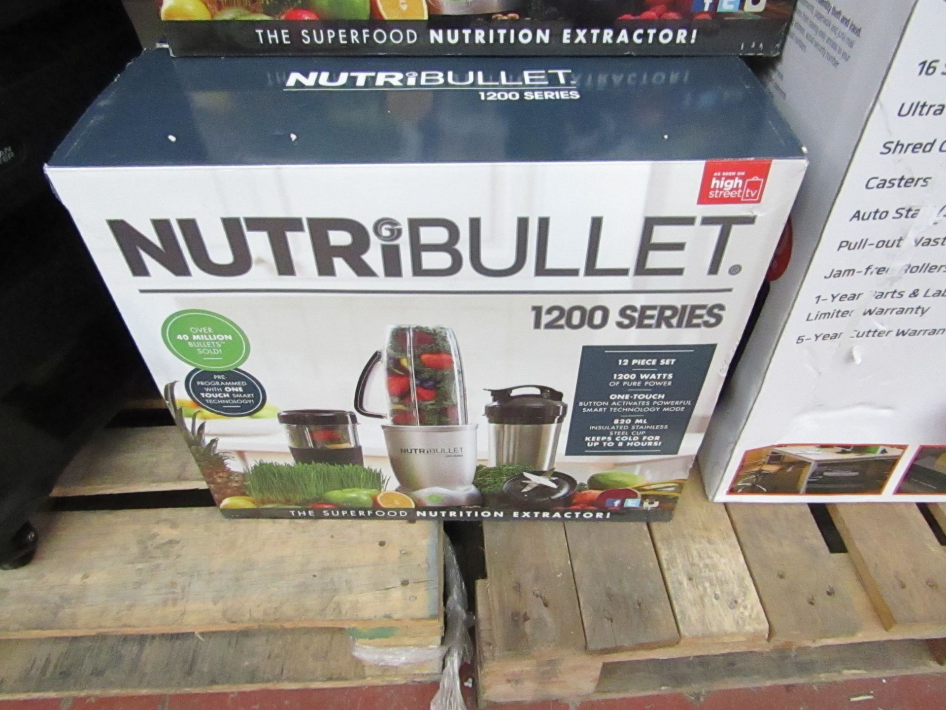 | 1x | NUTRIBULLET 1200 SERIES | UNTESTED,BOXED & UNCHECKED FOR ACCESSORIES |NO ONLINE RE-SALE | SKU