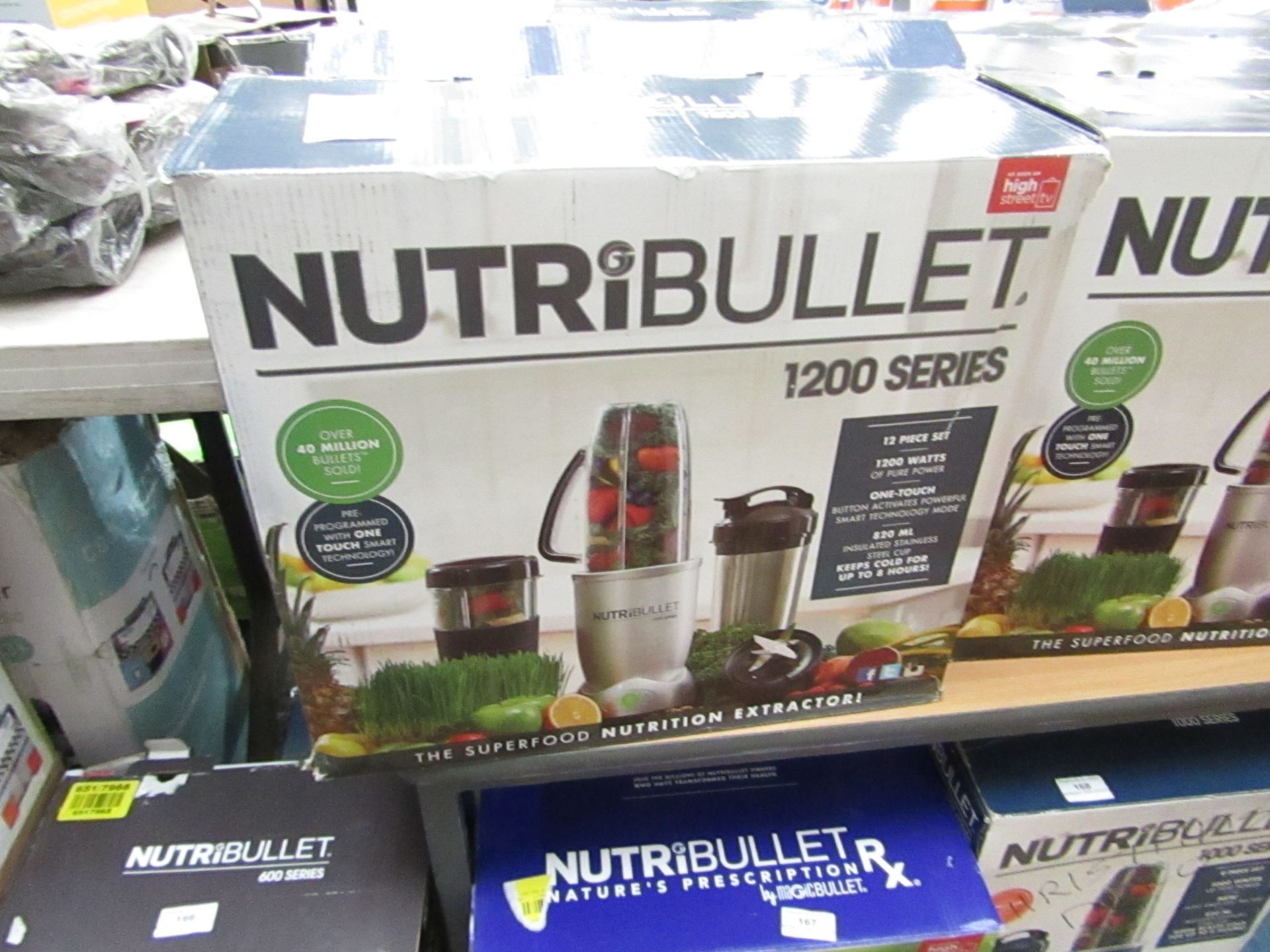 | 1x | NUTRIBULLET 1200 SERIES | UNTESTED,BOXED & UNCHECKED FOR ACCESSORIES |NO ONLINE RE-SALE | SKU