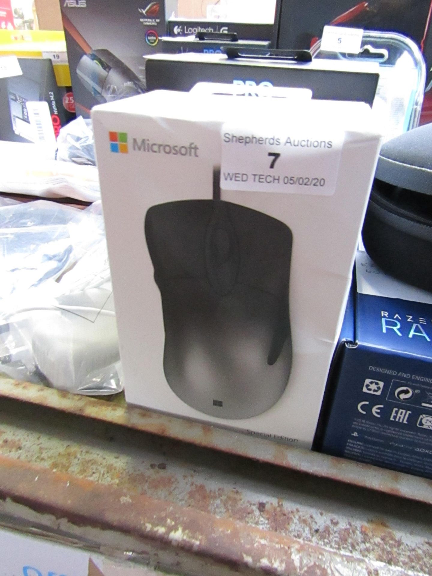 Microsoft Special Edition Pro IntelliMouse, untested and boxed. RRP £60.00