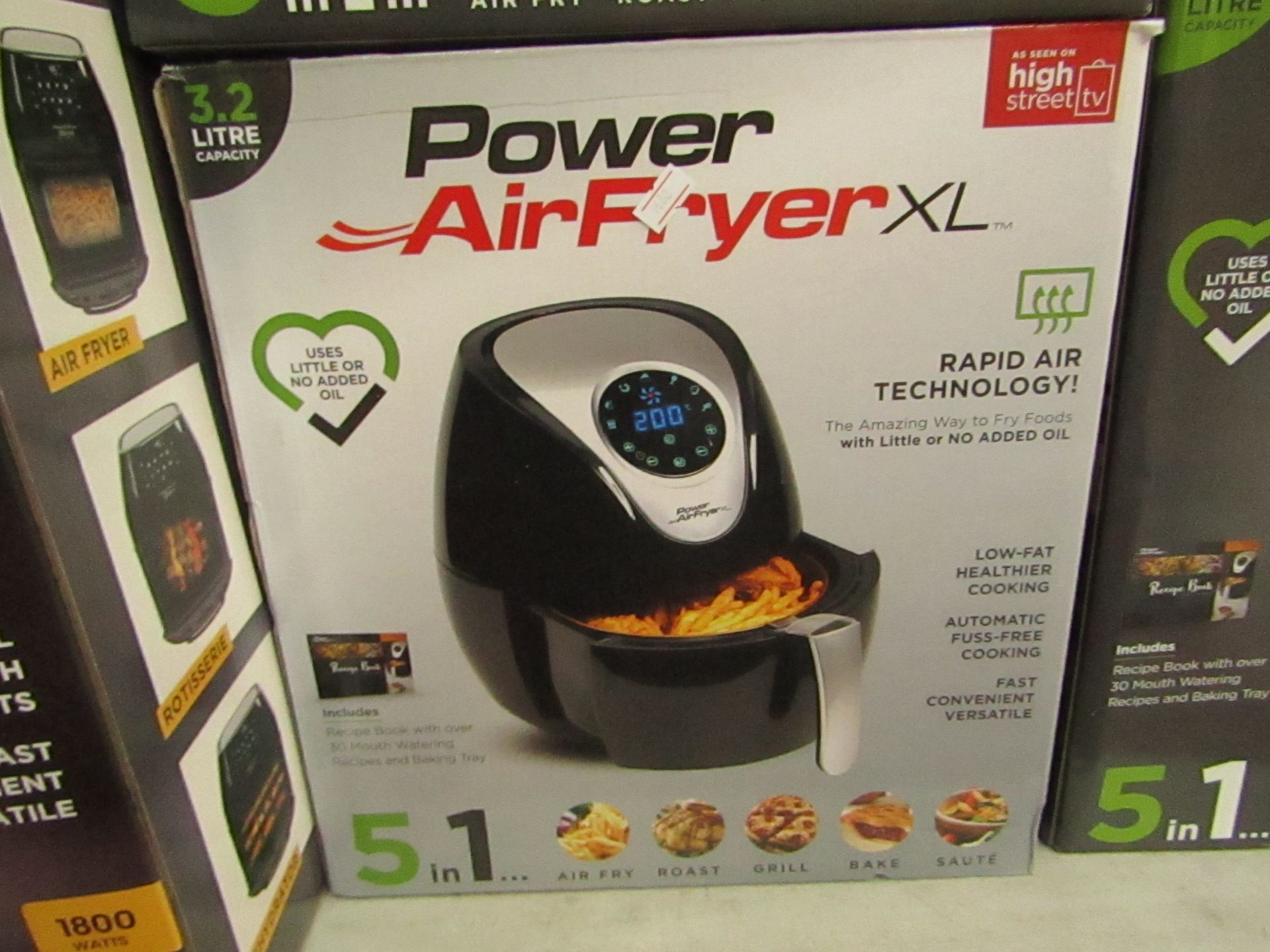 | 1x | POWER AIR FRYER XL 3.2L | UNCHECKED AND BOXED | NO ONLINE RE-SALE | SKU C5060191465366 |