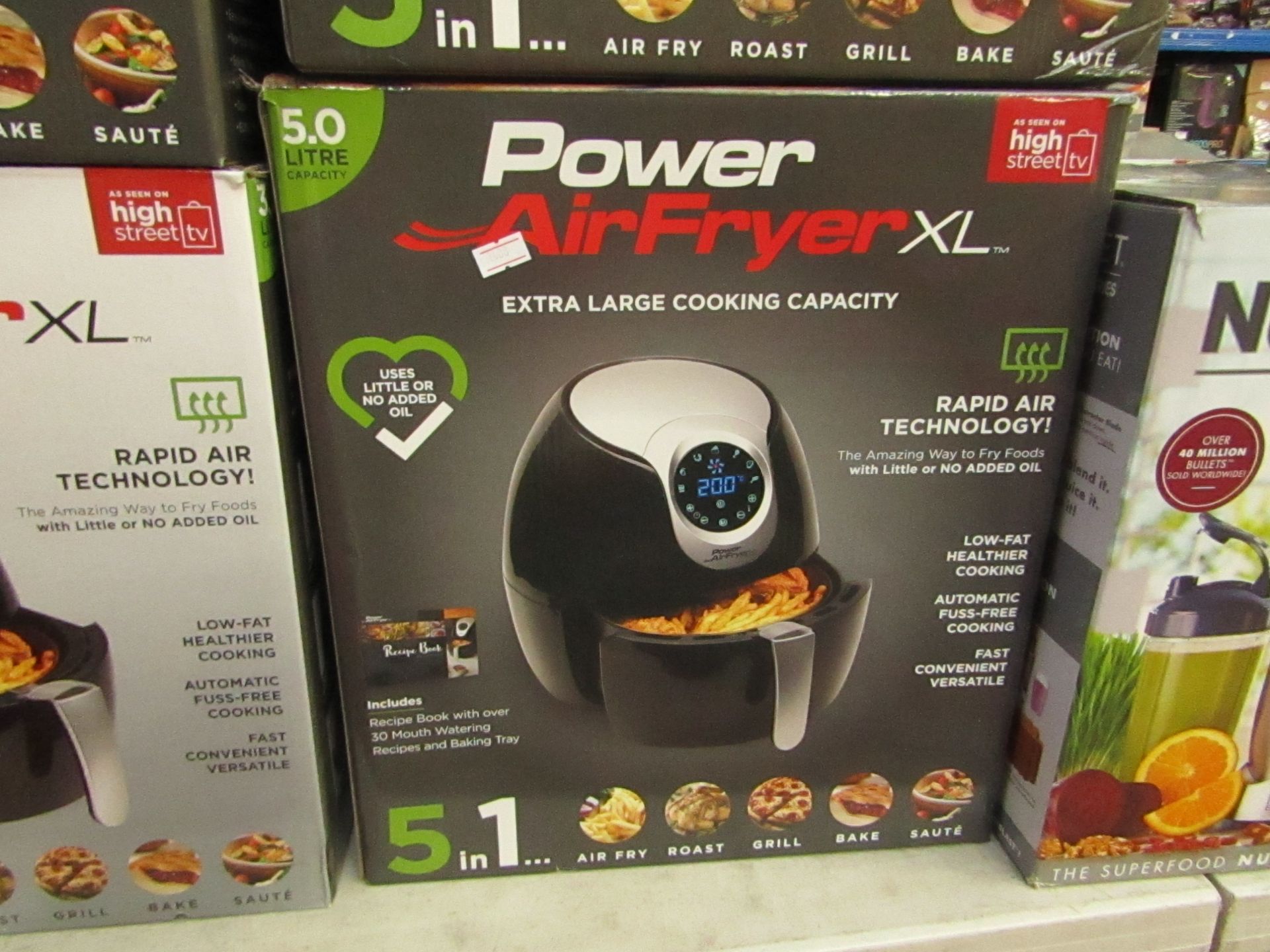 | 1x | POWER AIR FRYER XL 5.0L | UNCHECKED AND BOXED | NO ONLINE RE-SALE | SKU C5060191466936 |