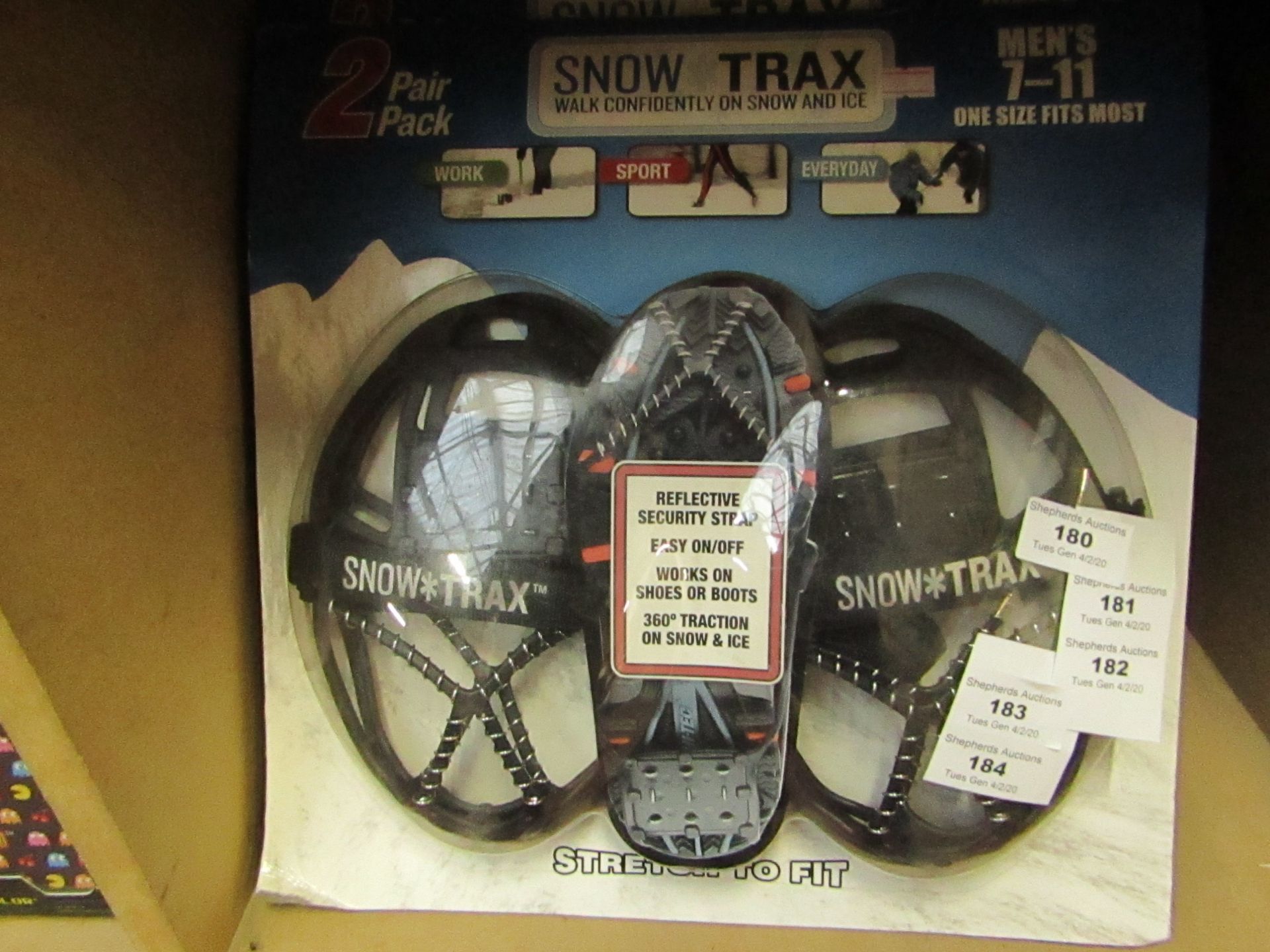 Snow Trax - Men's size 7-11 - All New and Packaged.