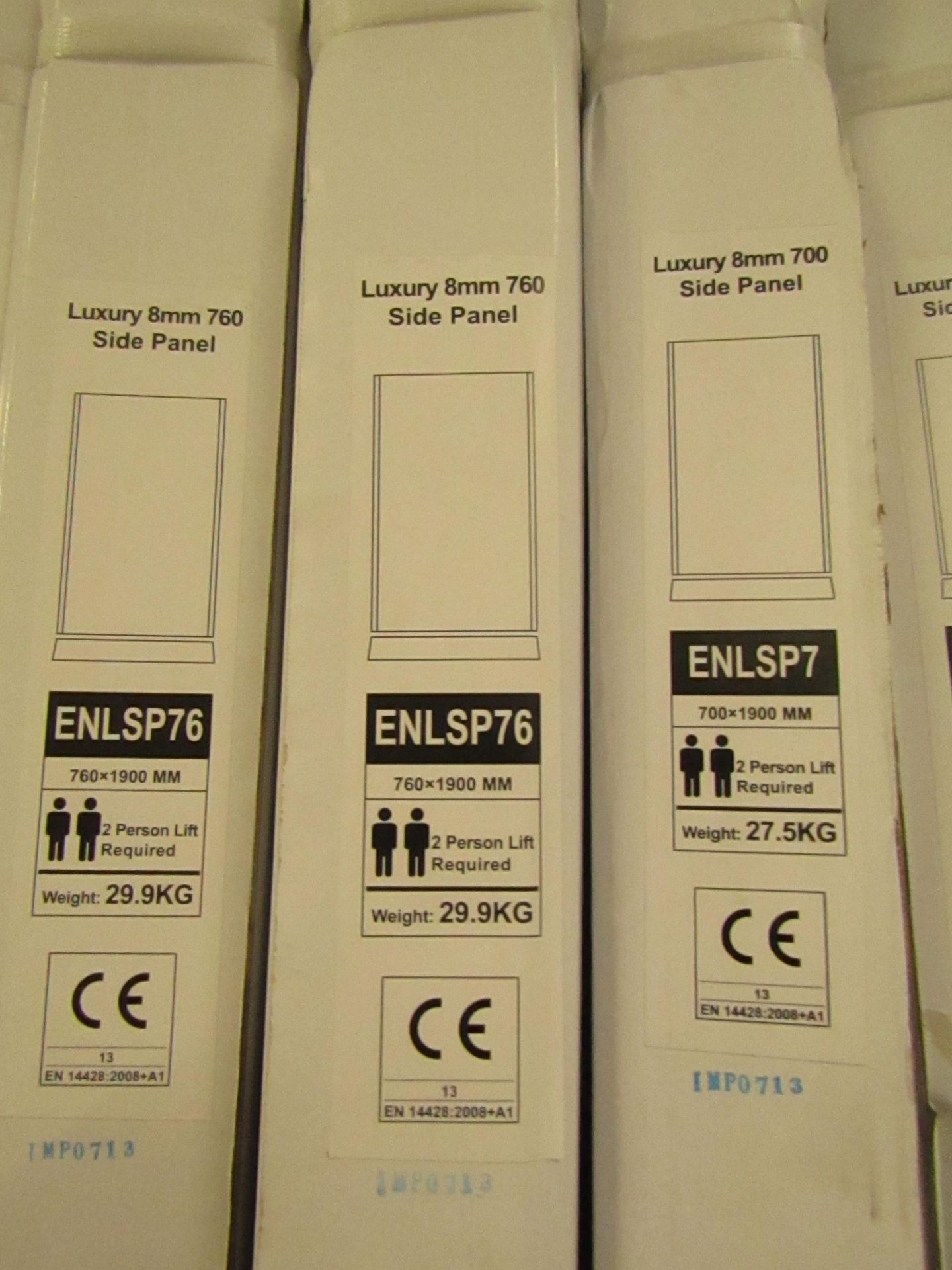 Luxury 8mm 760 side panel ENLSP76, new and boxed. RRP œ143. - Image 2 of 2