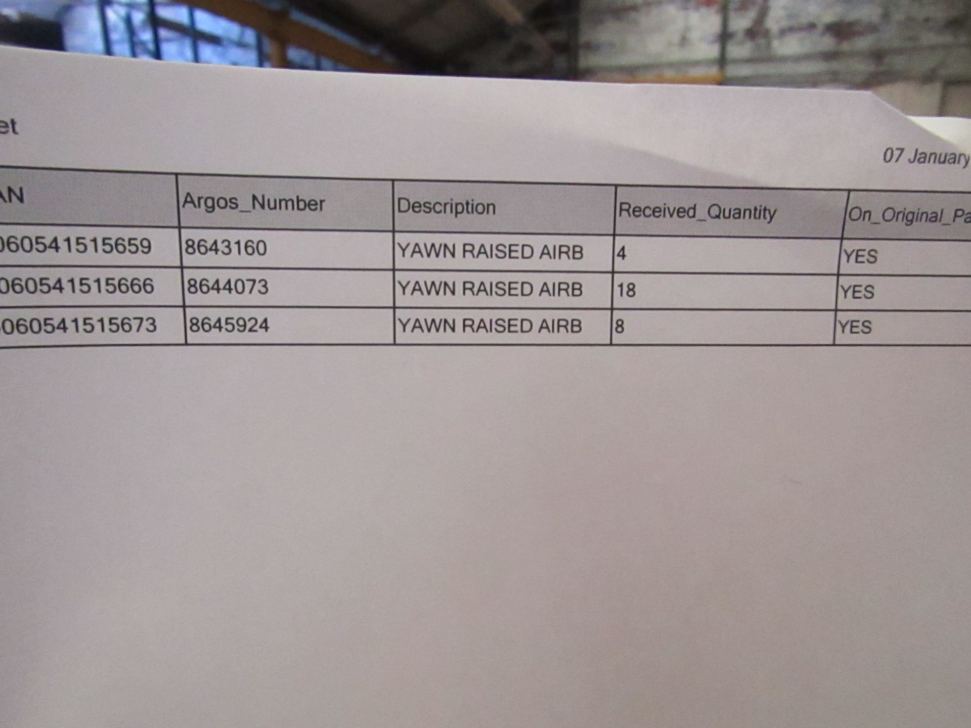 | 30X | THE PALLET CONTAINS VARIOUS SIZED YAWN AIR BEDS | BOXED AND UNCHECKED | NO ONLINE RE- - Image 2 of 2