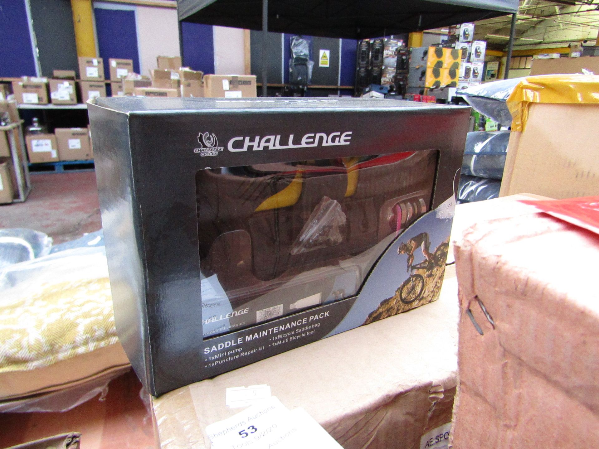 Challenge saddle maintence pack, new and boxed.