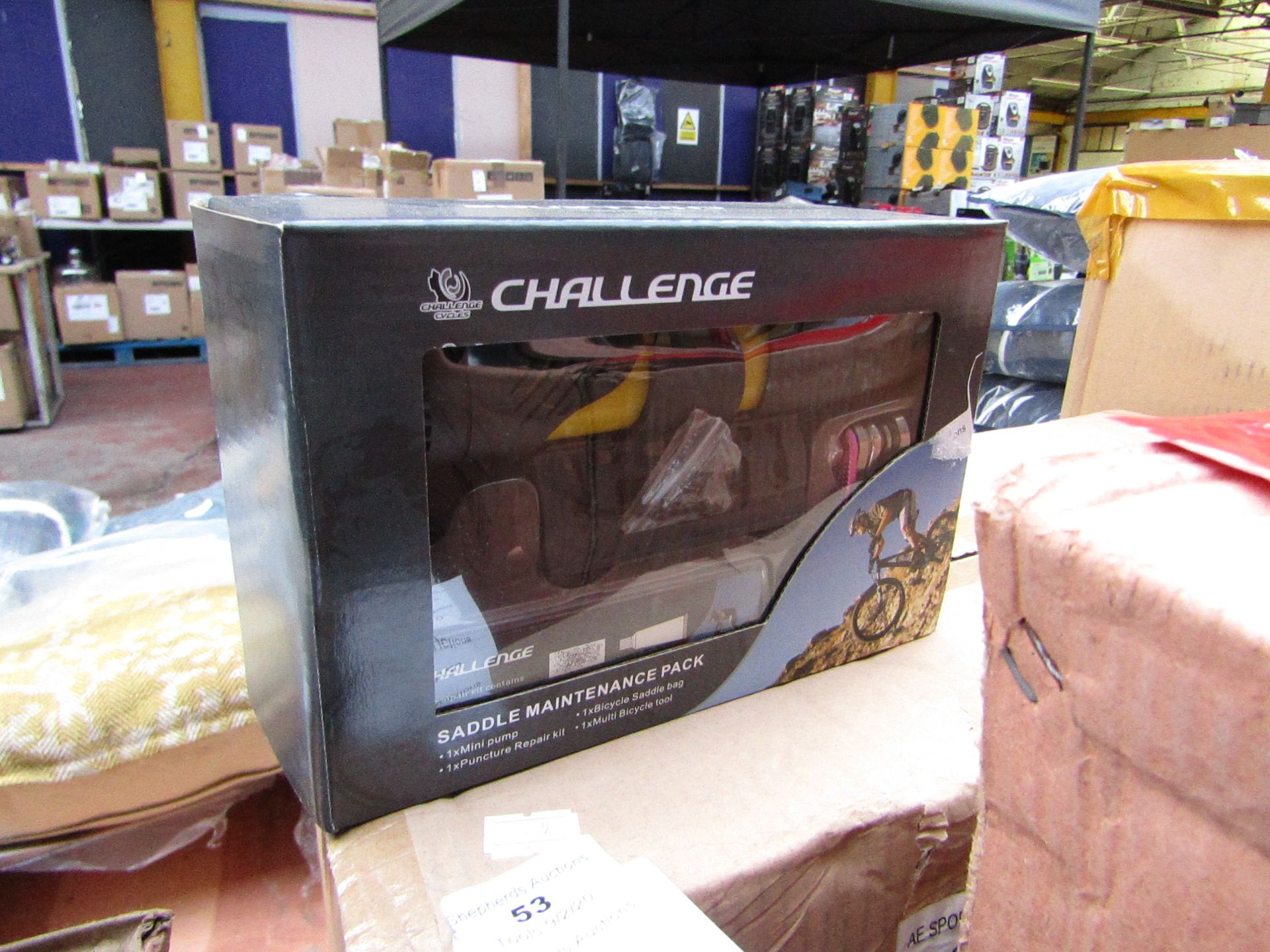 Challenge saddle maintence pack, new and boxed.