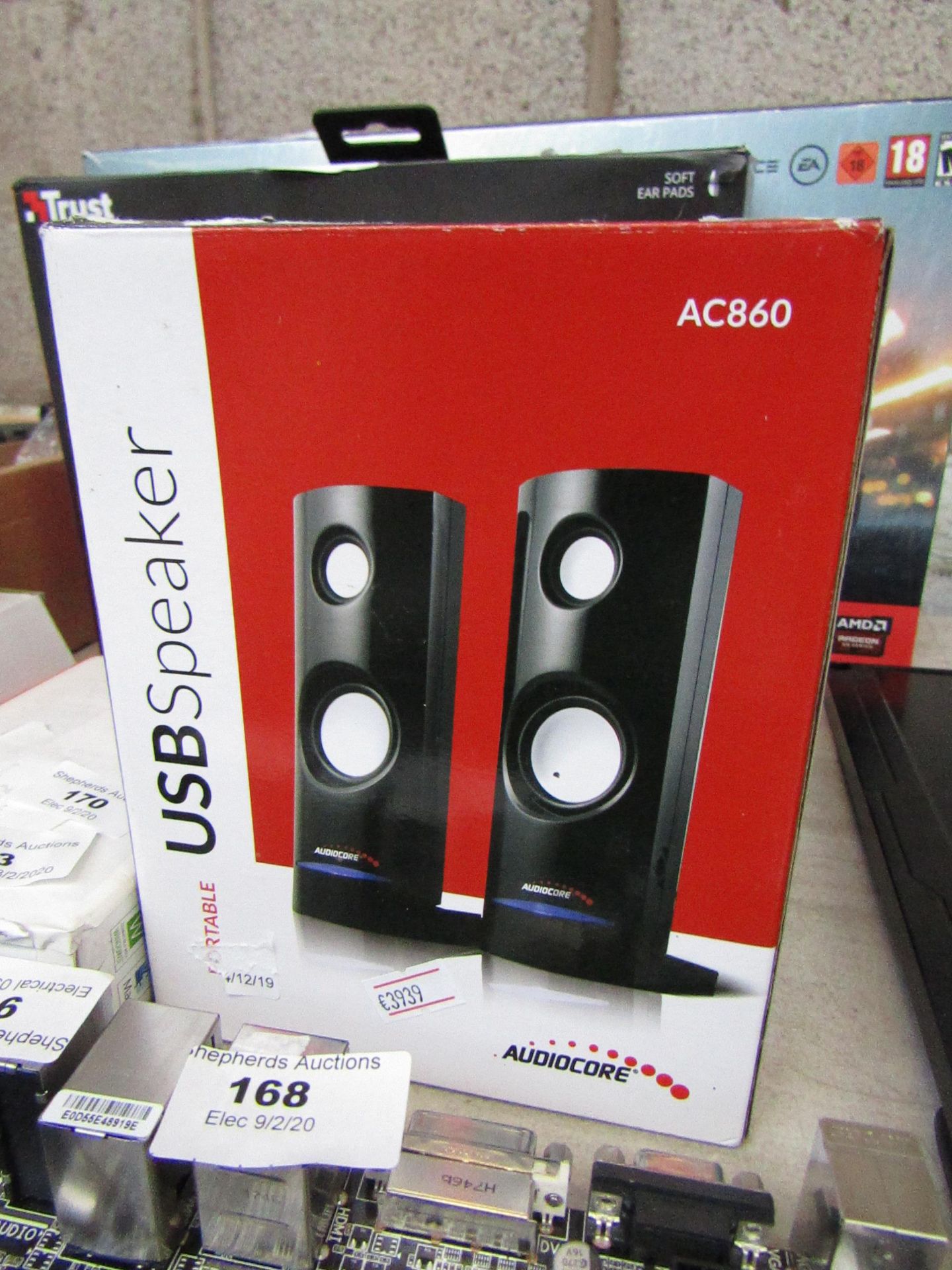 AUDIOCORE - USB Speaker Portable - AC860 - Untested and boxed.