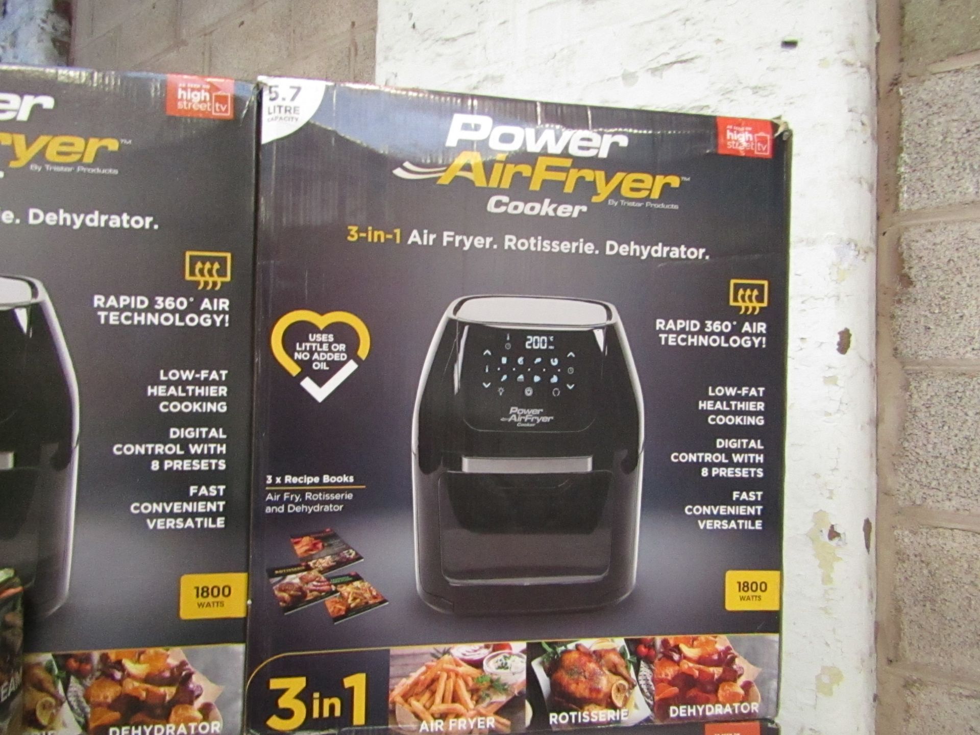 | 1x | POWER AIR FRYER COOKER 5.7L | UNCHECKED AND BOXED | NO ONLINE RE-SALE | SKU