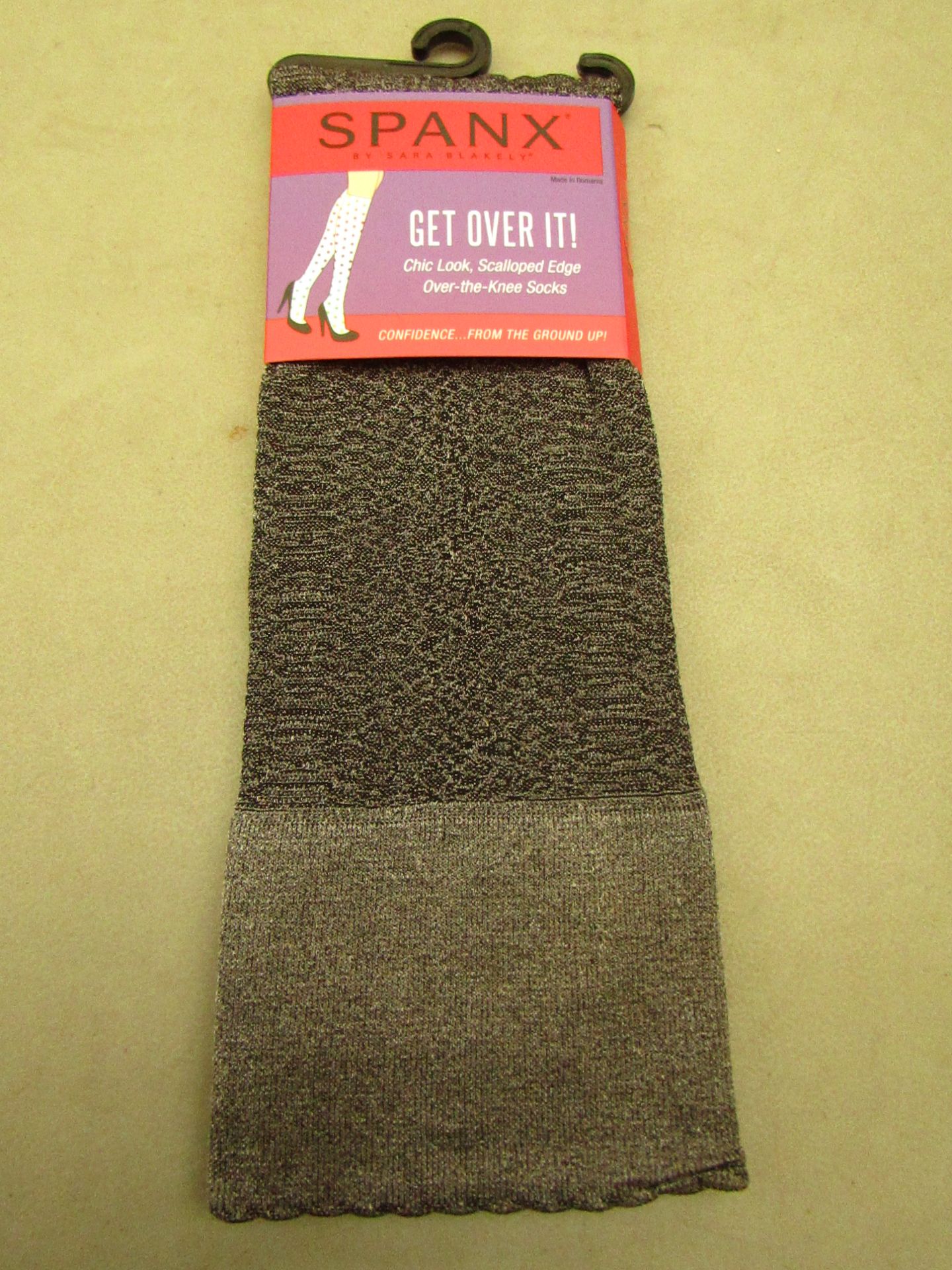 3 x Spanx by Sara Blackely Over the Knee Scalloped Edge Socks one size RRP £15 each on ebay new &