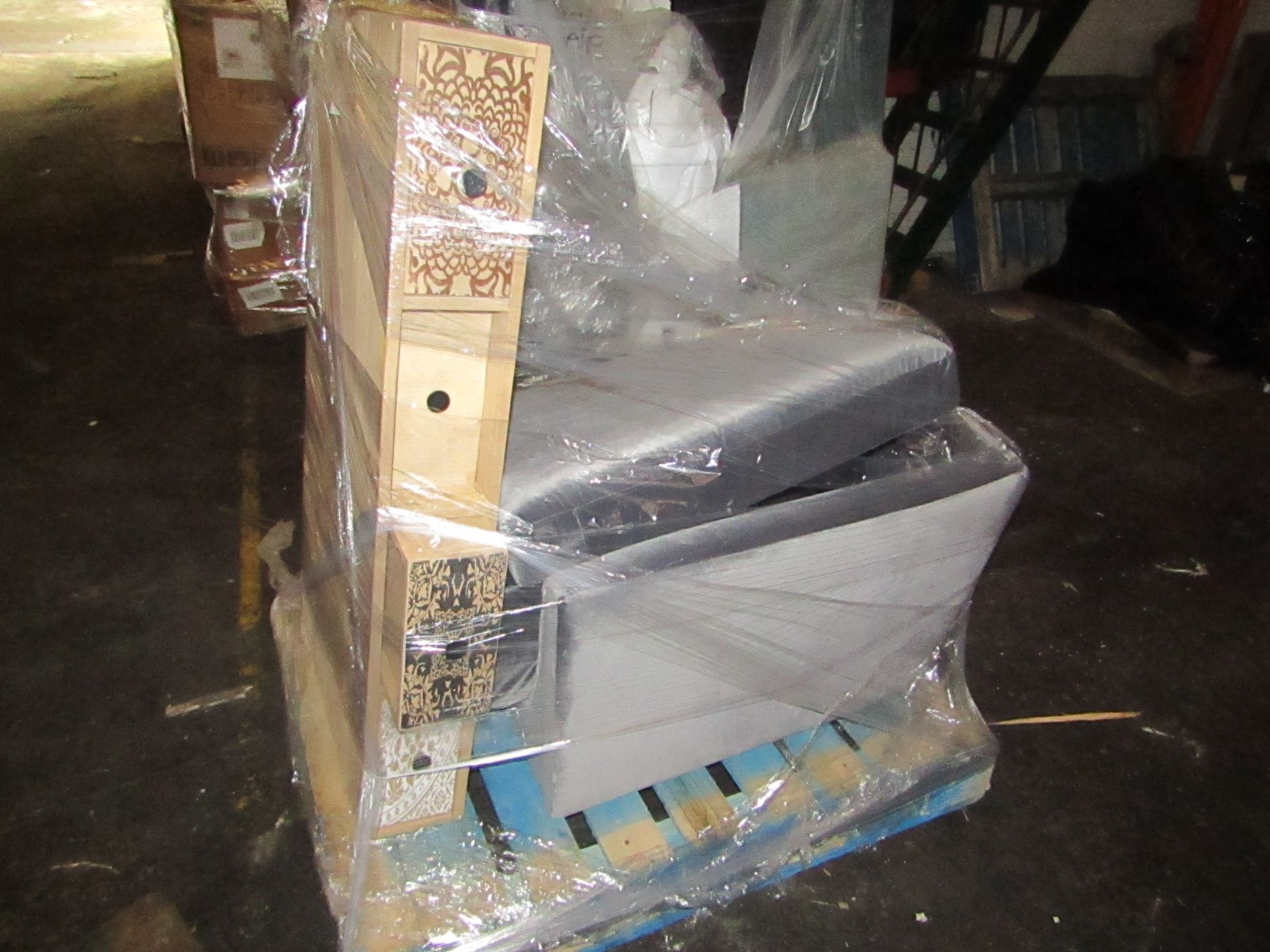 | 1x | PALLET OF SWOON B.E.R AND AWAITING PARTS FURNITURE ITEMS WHICH COULD INCLUDE ANYTHING FROM