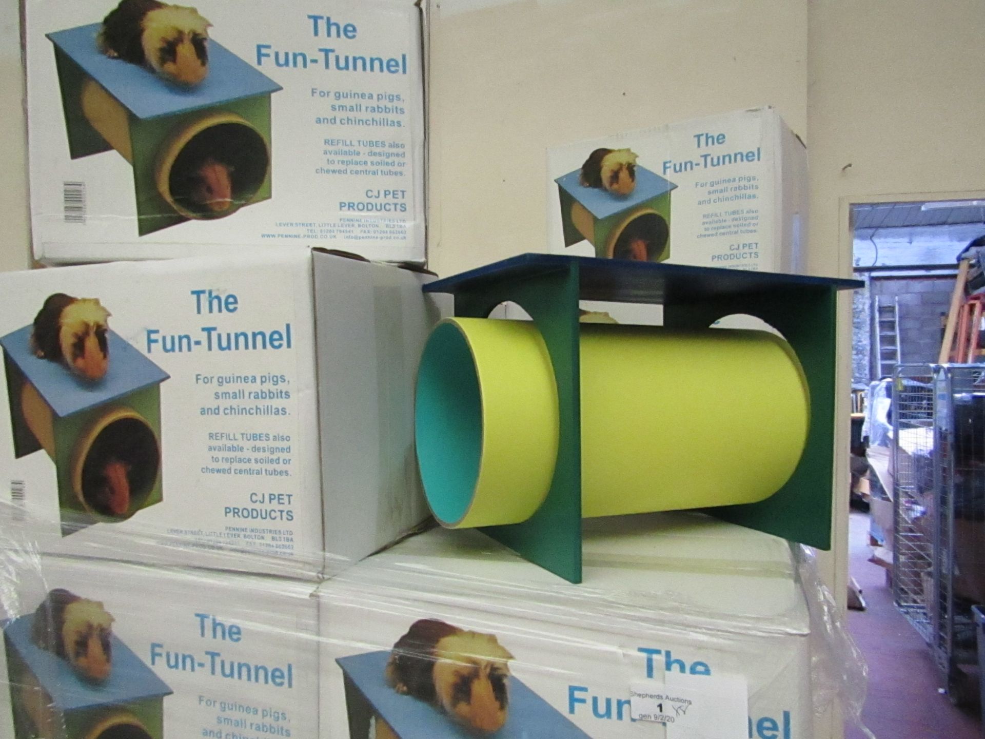 | 8X | CJ PET PRODUCTS FUN TUNNEL FOR GUINEA PIGS, SMALL RABBITS AND CHINCHILLAS | NEW AND BOXED |