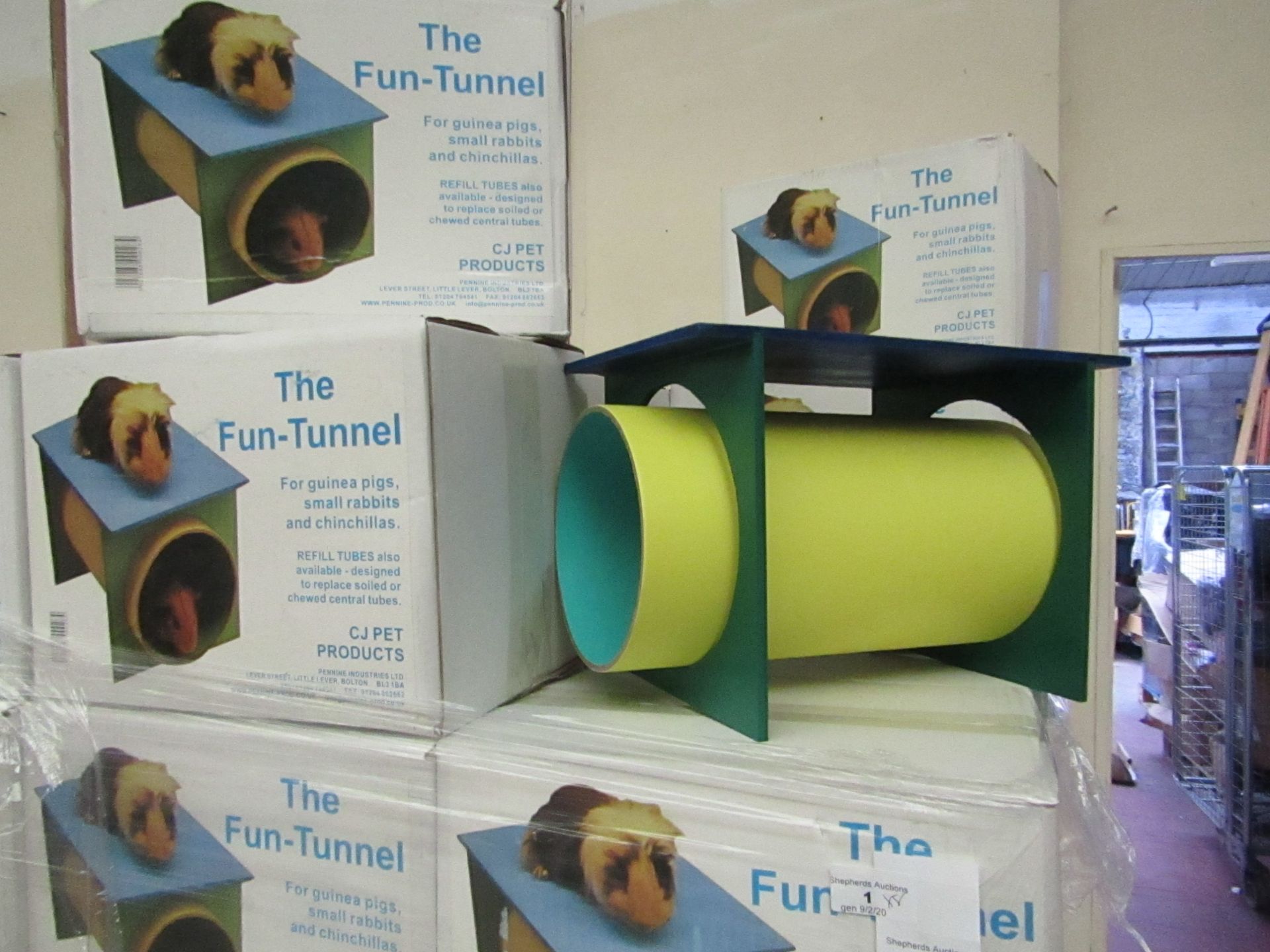 | 8X | CJ PET PRODUCTS FUN TUNNEL FOR GUINEA PIGS, SMALL RABBITS AND CHINCHILLAS | NEW AND BOXED |