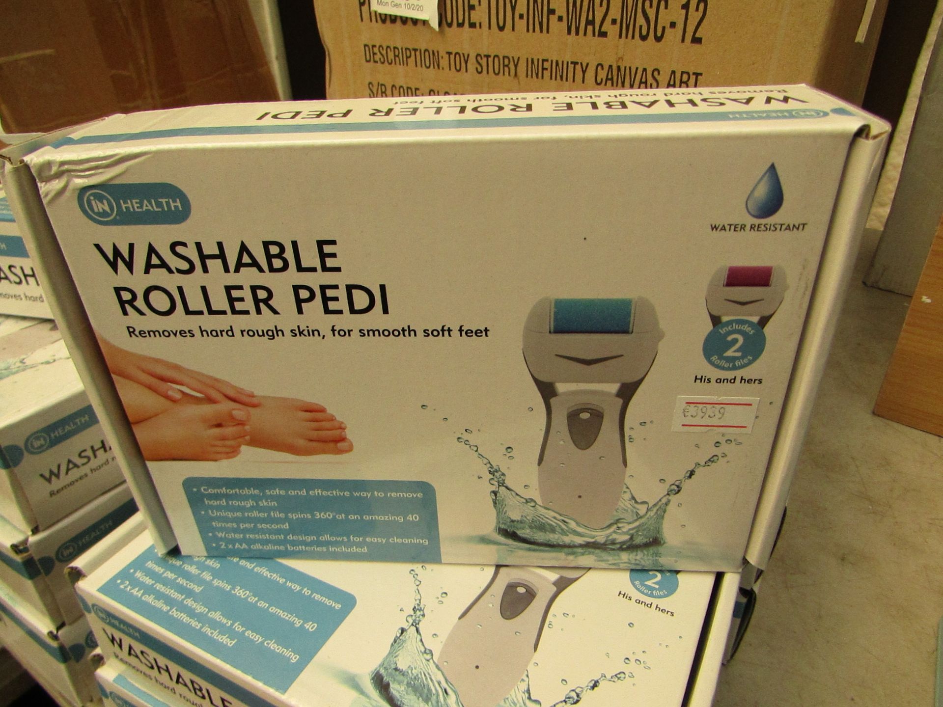 In Health washable roller pedi, new and boxed.