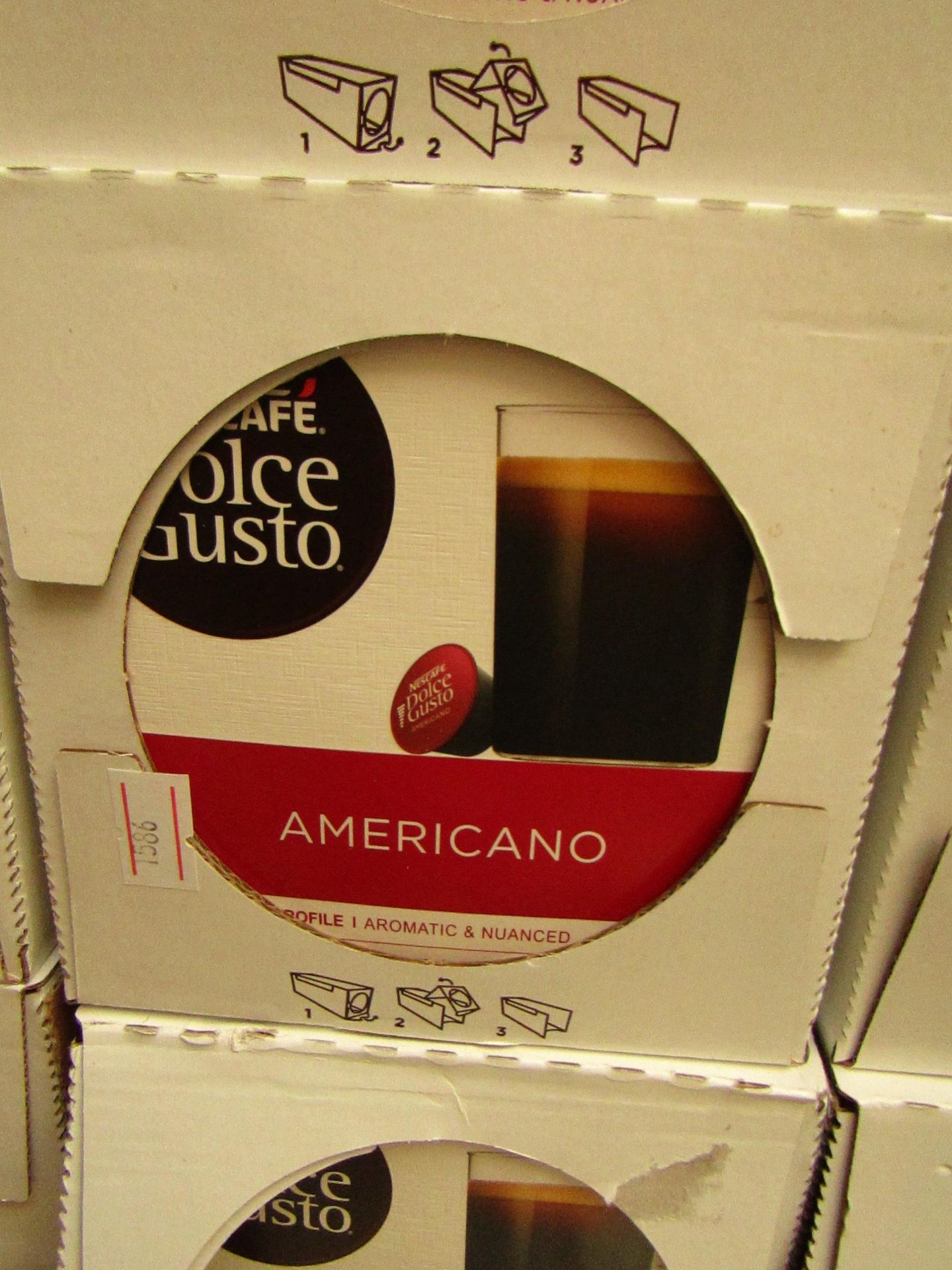 3 Packs of 16 Nescafe Dolce Gusto Americano Pods. BB 31/10/2019