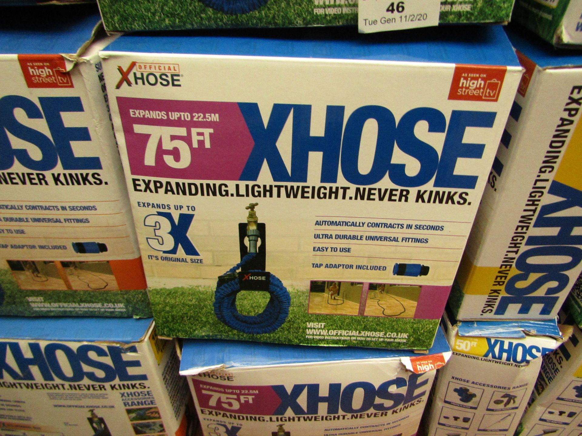 | 1x | XHOSE 75FT | UNCHECKED & BOXED | NO ONLINE RE-SALE | SKU C5060191461085 | RRP £49.99 |