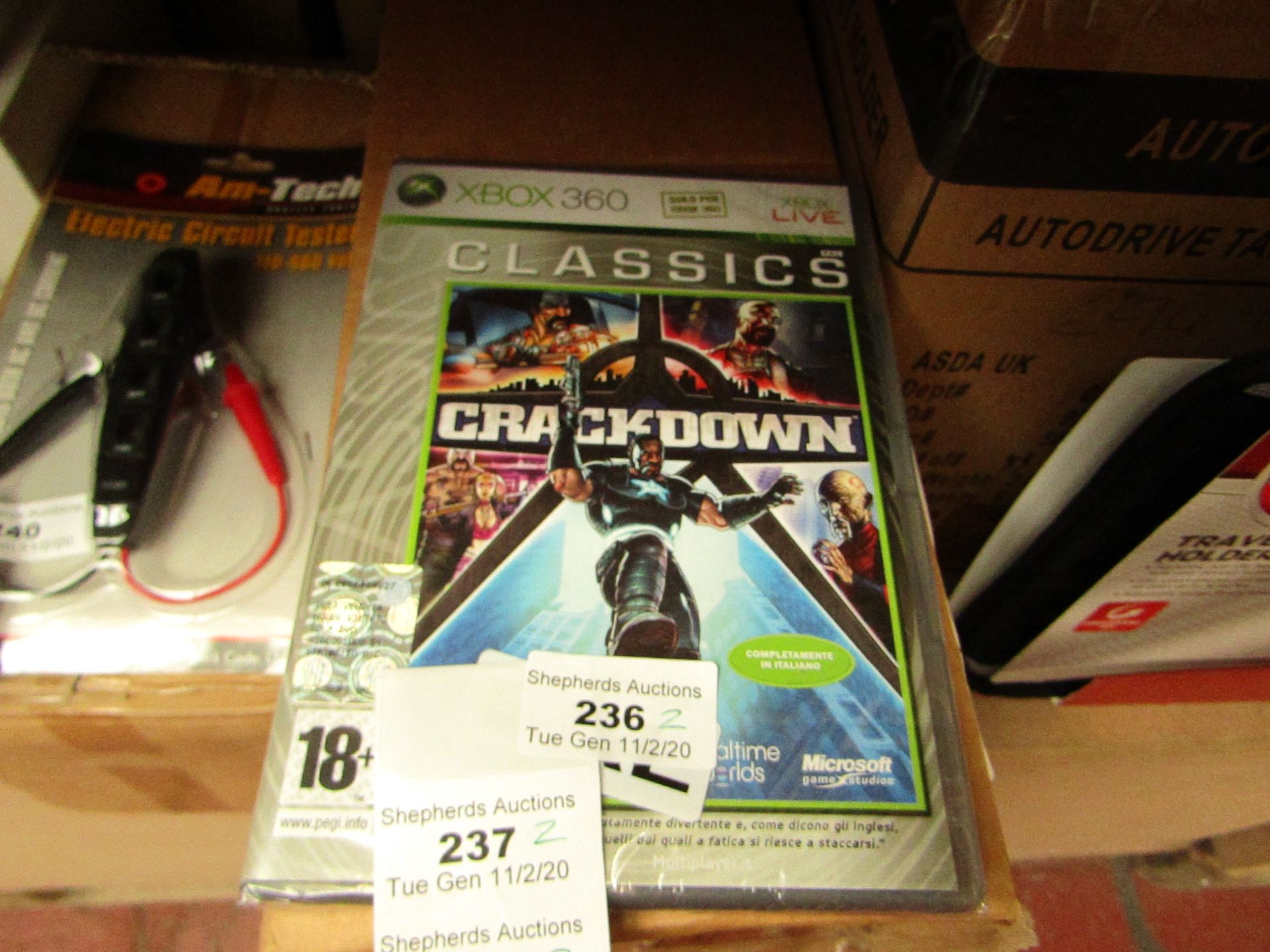 2 x XBOX 360 Crackdown Classics. New in a sealed case