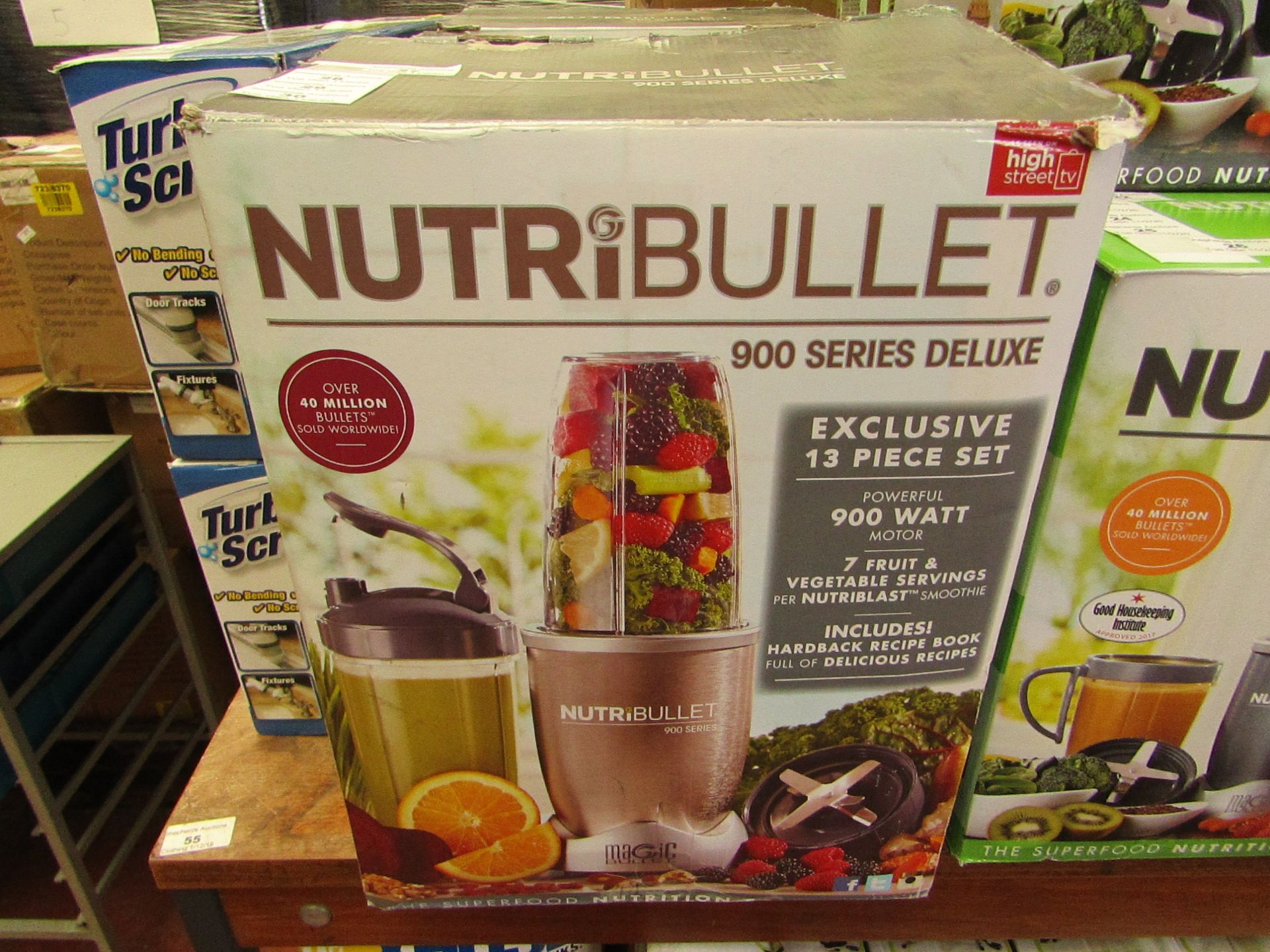 | 1X | NUTRIBULLET 900 SERIES | UNCHECKED AND BOXED | NO ONLINE RE-SALE | SKU C5060191467353 |