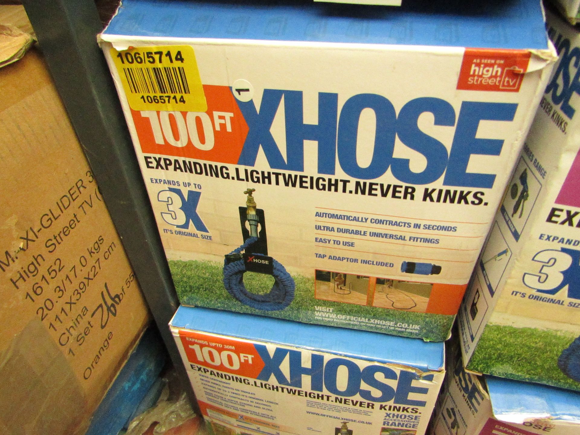 | 1x | XHOSE 100FT | UNCHECKED AND BOXED | NO ONLINE RE-SALE | SKU C5060191461092 | RRP £49:99 |