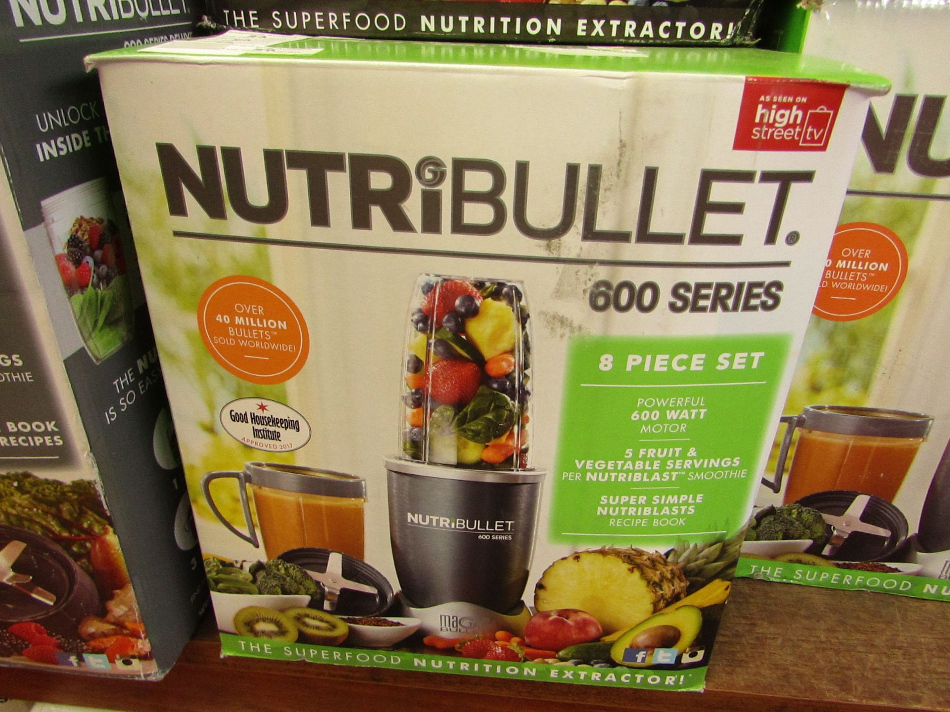 | 1X | NUTRIBULLET 600 SERIES | UNCHECKED AND BOXED | NO ONLINE RE-SALE | SKU C5060191467346 |