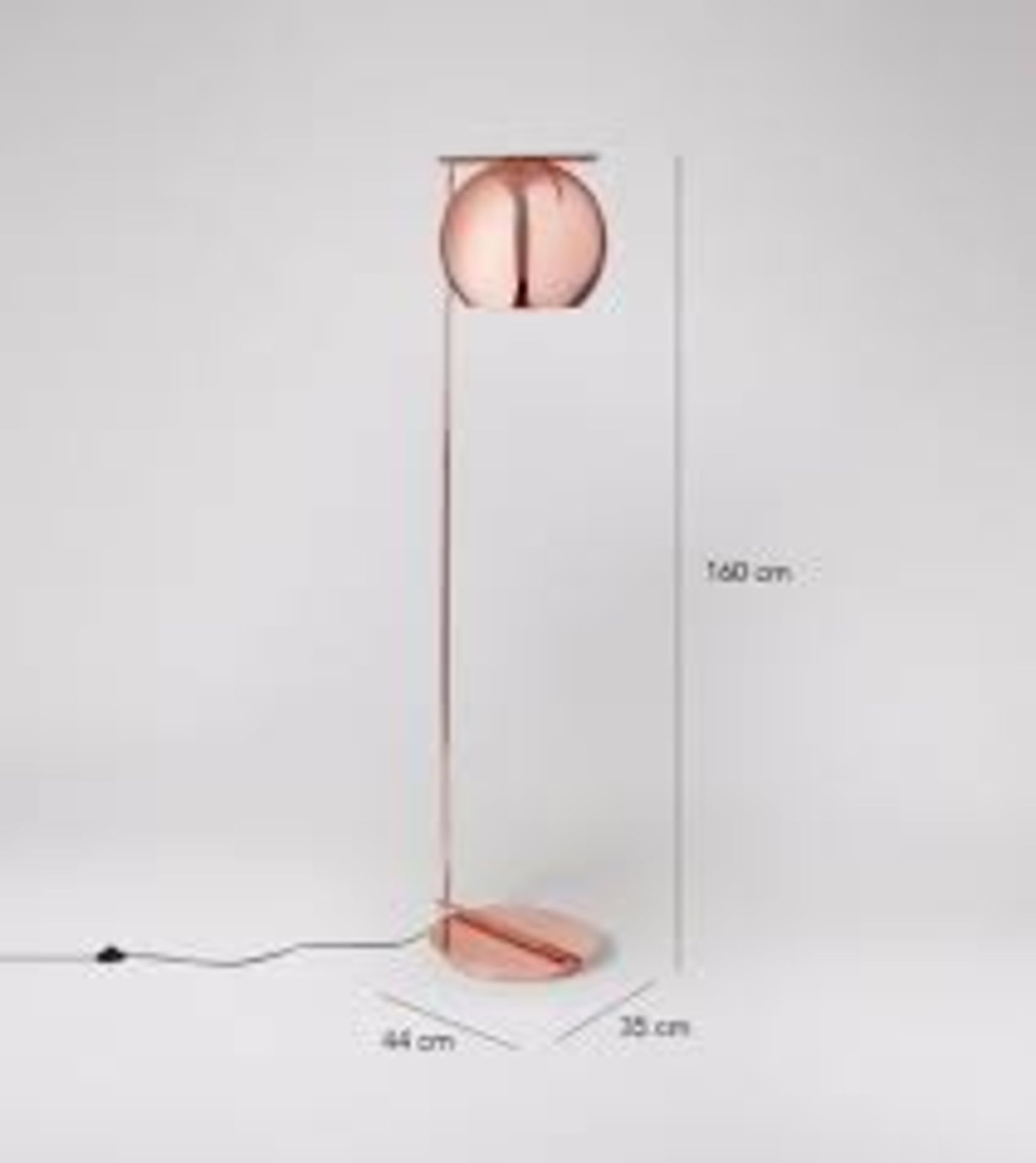 | 1x | SWOON RIGEL FLOOR LAMP COPPER | BOXED | SKU - | RRP £ 140 |