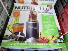 | 1x | NUTRIBULLET 600 SERIES | UNCHECKED AND BOXED | NO ONLINE RE-SALE | SKU C5060191462198 |