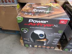 | 1x | POWER AIR FRYER XL 5.0L | UNCHECKED AND BOXED | NO ONLINE RE-SALE | SKU C5060191466936 |