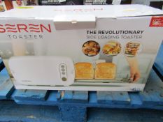 | 1x | SEREN TOASTER | UNCHECKED AND BOXED | NO ONLINE RE-SALE | SKU - | RRP £59.99 | TOTAL LOT