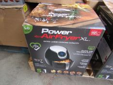 | 1x | POWER AIR FRYER XL 5.0L | UNCHECKED AND BOXED | NO ONLINE RE-SALE | SKU C5060191466936 |