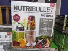 | 1x | NUTRIBULLET 900 SERIES | UNCHECKED AND BOXED | NO ONLINE RE-SALE | SKU C5060191467353 |