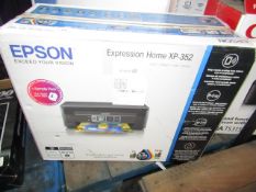 Epson Expression Home XP-352 multi-functional printer, untested and boxed.