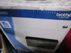 Brother HL-L2310D printer, untested and boxed.