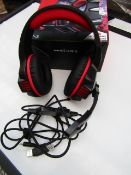 Hunter Spider gaming headphones, untested and boxed.