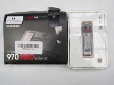 Samsung 512GB 970 Pro NVMe. M.2 SSD, untested and boxed. RRP £196.90