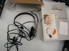 Koss CS95 office headset, untested and boxed.