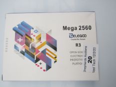 Mega 2560 Elegoo open source electronics prototyping platform, untested and boxed.