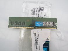 Crucial 4GB DDR, untested.