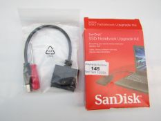 SanDisk SSD notebook upgrade kit, untested and boxed.