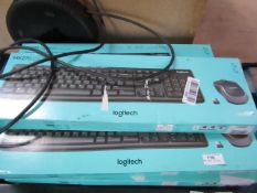 4x Logitech MK270 keyboard and mouse, untested and boxed.