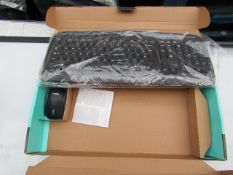 Logitech MK330 kayboard and mouse, untested and boxed.