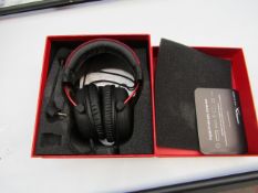 Hyper X gaming headphones, untested and boxed.