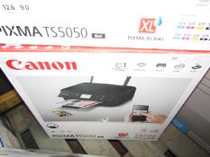 Canon Pixma TS5050 printer, untested and boxed.