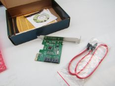 IO Crest express SATA 6G card, untested and boxed.