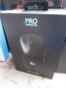 Logitech Pro wireless gaming mouse, untested and boxed. RRP £129.99