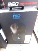 Logitech Pro wireless gaming mouse, untested and boxed. RRP £129.99